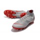 Nike Mercurial Superfly VI 360 Elite AG-Pro Cleats Gray Red