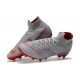 Nike Mercurial Superfly VI 360 Elite AG-Pro Cleats Gray Red