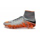 New 2015 Soccer Cleats Nike Hypervenom Phantom II FG ACC Wolf Grey Orange Black