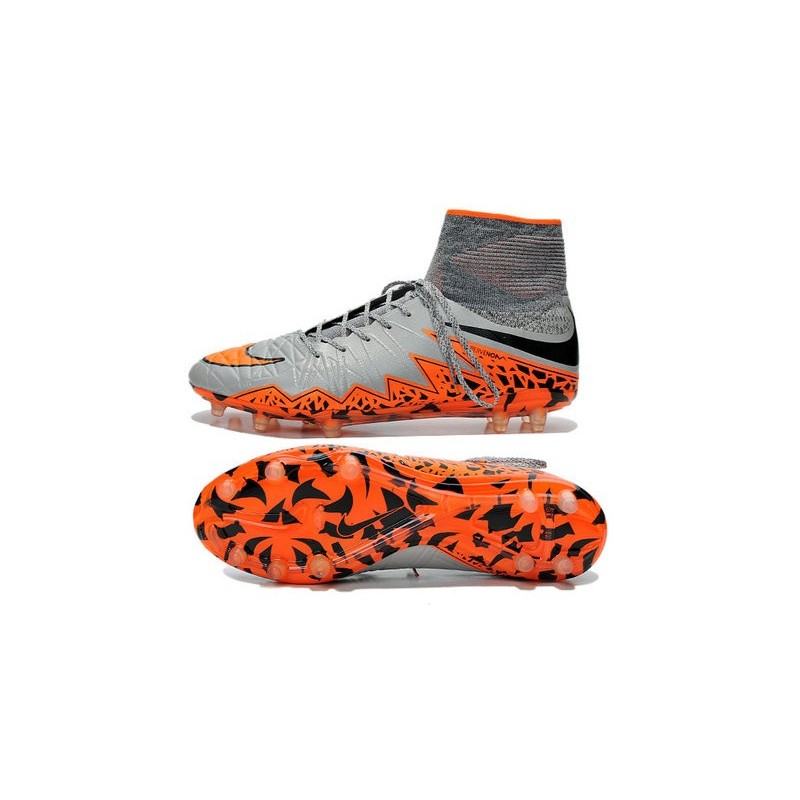 orange and grey nike soccer cleats