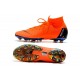 Nike Mercurial Superfly VI 360 Elite AG-Pro Cleats Orange Black