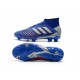 adidas Predator 19.1 FG Soccer Cleat Blue Silver