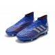 adidas Predator 19.1 FG Soccer Cleat Blue Silver