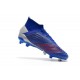 adidas Predator 19.1 FG Soccer Cleat Blue Silver