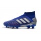 adidas Predator 19+ FG Firm Ground Boots - Blue Silver