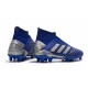 adidas Predator 19+ FG Firm Ground Boots - Blue Silver